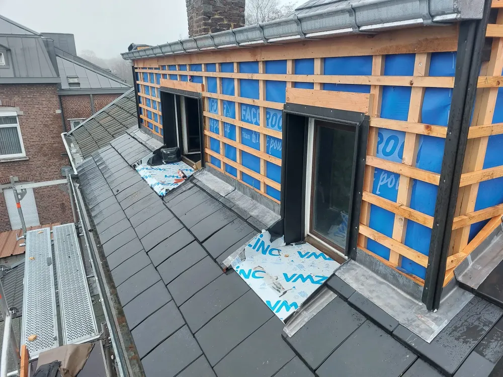 Bardage façade à Herve